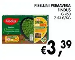 èccoMI Pisellini primavera Findus offerta