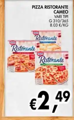 èccoMI Pizza Ristorante Cameo offerta