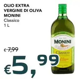 Migross Supermercati e Market Olio extra vergine di oliva Monini Classico offerta