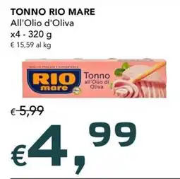 Migross Supermercati e Market Tonno Rio Mare offerta
