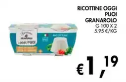 èccoMI Ricottine oggi puoi Granarolo offerta