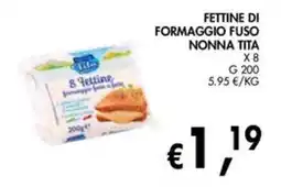 èccoMI Fettine di formaggio fuso nonna tita offerta