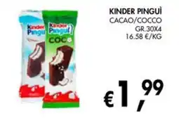 èccoMI Kinder Pinguì Cacao/Cocco offerta