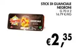 èccoMI Stick di guanciale Negroni offerta