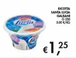 Maxi Coal Ricotta Santa Lucia offerta
