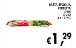 èccoMI Pasta sfoglia perfetta Vallè offerta