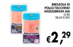 èccoMI Bresaola di pollo/tacchino Aequilibrium AIA offerta