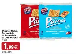 Docks Cash&Carry Cracker Salati Senza Sale In Superficie Gran Pavesi offerta