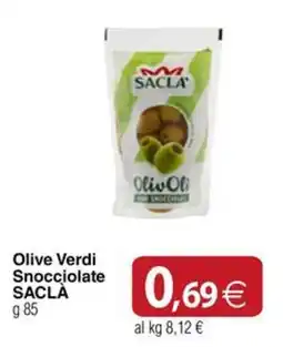 Docks Cash&Carry Olive Verdi Snocciolate SACLÀ offerta