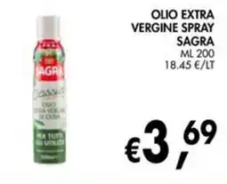 èccoMI Olio extra vergine spray Sagra offerta
