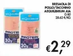 Maxi Coal Bresaola di pollo/tacchino Aequilibrium AIA offerta