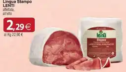 Docks Cash&Carry Lingua Stampo Lenti offerta
