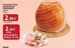 Docks Cash&Carry Prosciutto Cotto Granbiscotto ROVAGNATI offerta