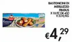 Maxi Coal Bastoncini di merluzzo Findus offerta