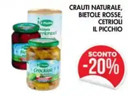 èccoMI Crauti naturale, bietole rosse, cetrioli il picchio offerta