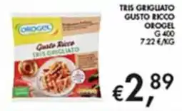 Maxi Coal Tris grigliato gusto ricco Orogel offerta