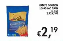 Maxi Coal Patate golden long McCain offerta
