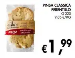 èccoMI Pinsa classica Ferentillo offerta