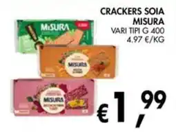 èccoMI Crackers soia Misura offerta