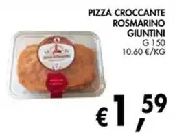 èccoMI Pizza croccante rosmarino Giuntini offerta