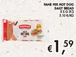 Maxi Coal Daily Bread pane per hot dog offerta
