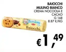 èccoMI Baiocchi mulino bianco crema nocciola e cacao offerta