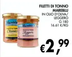 èccoMI Filetti di tonno Mareblu offerta