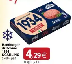 Docks Cash&Carry Hamburger di Bovino 1934 SCARLINO offerta
