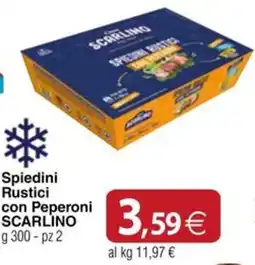 Docks Cash&Carry Spiedini Rustici con Peperoni SCARLINO offerta