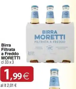 Docks Cash&Carry Moretti Birra Filtrata a Freddo offerta
