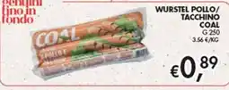 Maxi Coal Wurstel pollo tacchino coal offerta