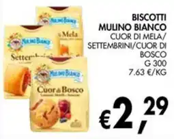 èccoMI Biscotti Mulino Bianco Cuor di Bosco offerta