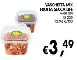 èccoMI Vaschetta mix frutta secca Life offerta
