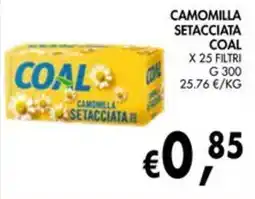 èccoMI Coal camomilla setacciata offerta