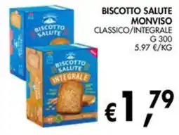 èccoMI Biscotto salute Monviso integrale offerta