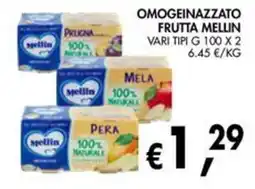èccoMI Omogeneizzato frutta Mellin offerta