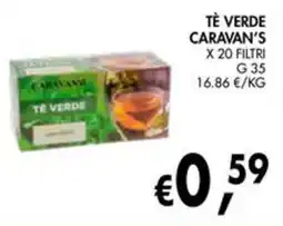 èccoMI Tè verde Caravan's offerta