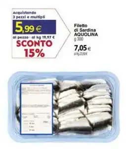 Docks Cash&Carry Filetto di Sardina Aquolina offerta