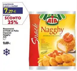 Docks Cash&Carry Bocconcini di Filetti di Pollo Impanati Nagghy AIA offerta