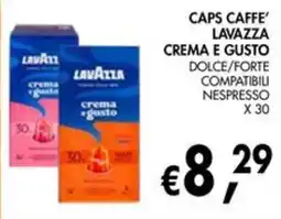 èccoMI Caps Caffè Lavazza Crema e Gusto offerta