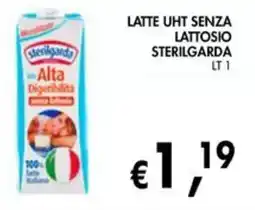 èccoMI Latte UHT senza lattosio Sterilgarda offerta
