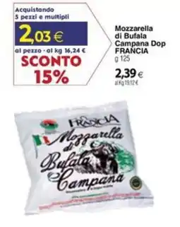 Docks Cash&Carry Mozzarella di Bufala Campana Dop offerta