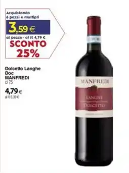 Docks Cash&Carry Dolcetto Langhe Doc Manfredi offerta