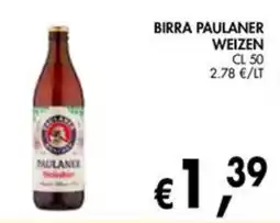 èccoMI Birra Paulaner Weizen offerta