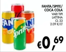 èccoMI Fanta/Spite/Coca Cola offerta