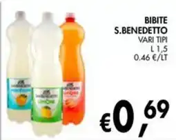 èccoMI Bibite S.Benedetto offerta