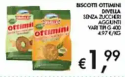 Maxi Coal Biscotti Ottimini Divella offerta