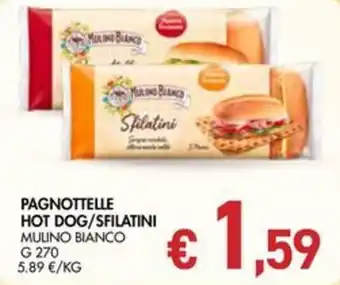 Pagnottelle hot dog/sfilatini mulino bianco