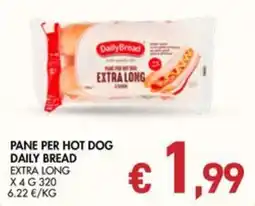 èccoMI Pane per hot dog Daily Bread Extra Long offerta
