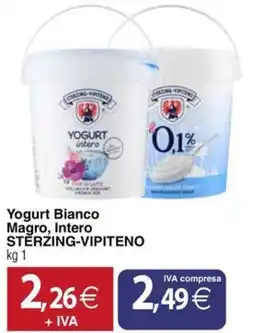Docks Cash&Carry Sterzing-Vipiteno Yogurt Bianco Magro, Intero offerta